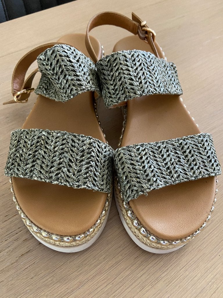 Sandalen maat 38, Ophalen, Zo goed als nieuw, Sandalen of Muiltjes