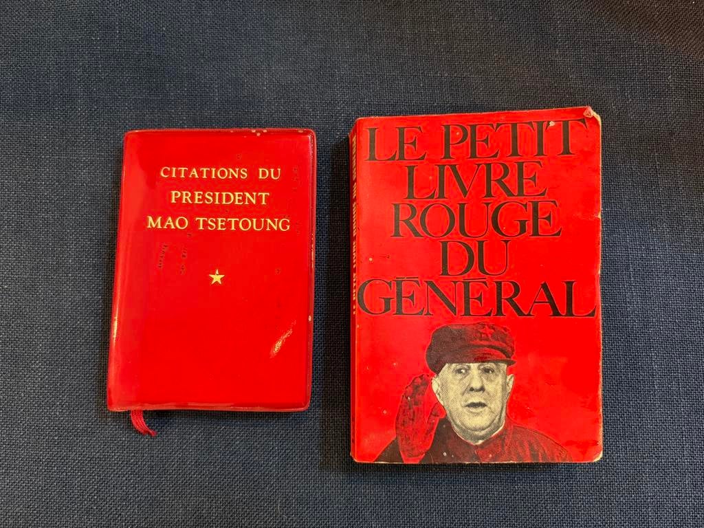 Duo Collector 1968 : Le Petit Livre Rouge Mao + De Gaulle, Enlèvement