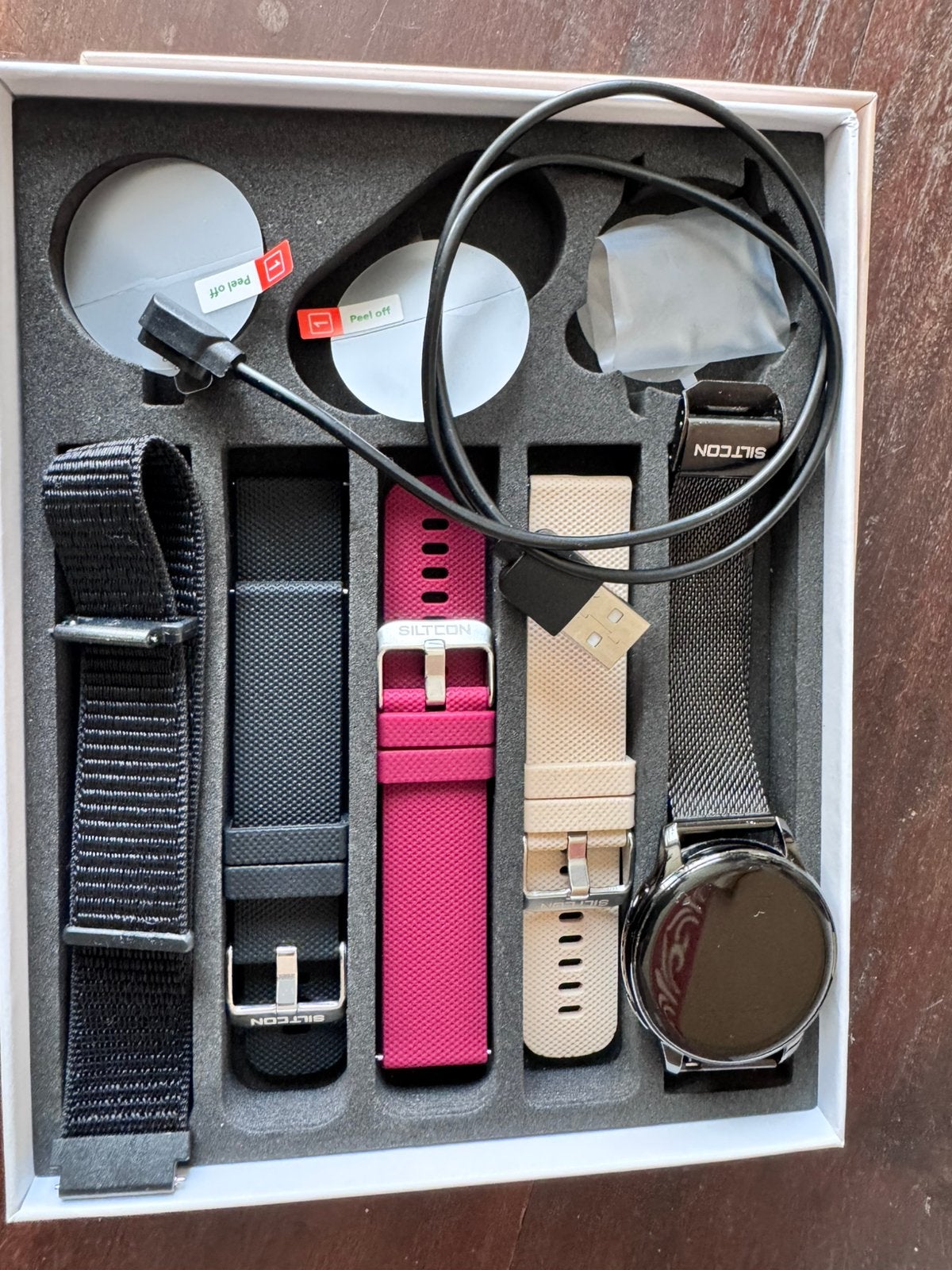 Smartwatch dames Siltcon zo goed als nieuw, Ophalen of Verzenden, Zo goed als nieuw