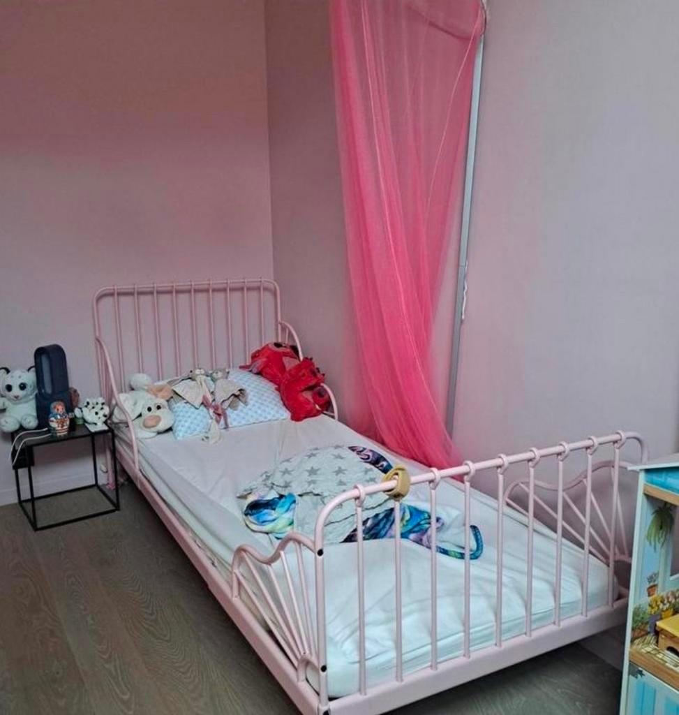 Meegroeibed met hemel en matras, Ophalen, Matras