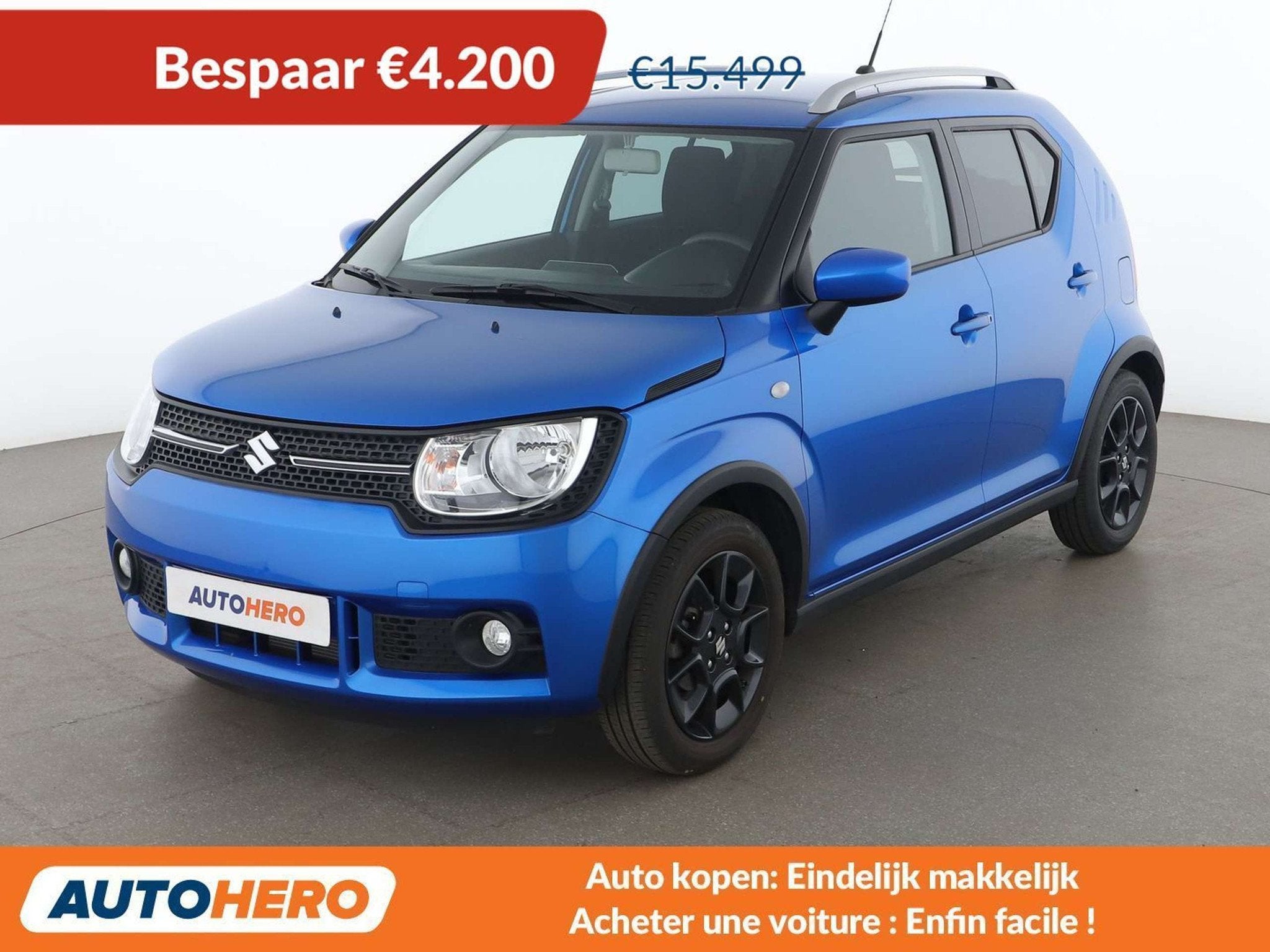 Suzuki Ignis 1.2 DualJet Pack (bj 2018, automaat), Auto's, Suzuki, Te koop, Ignis, ABS, Airbags, Airconditioning, Bluetooth, Boordcomputer
