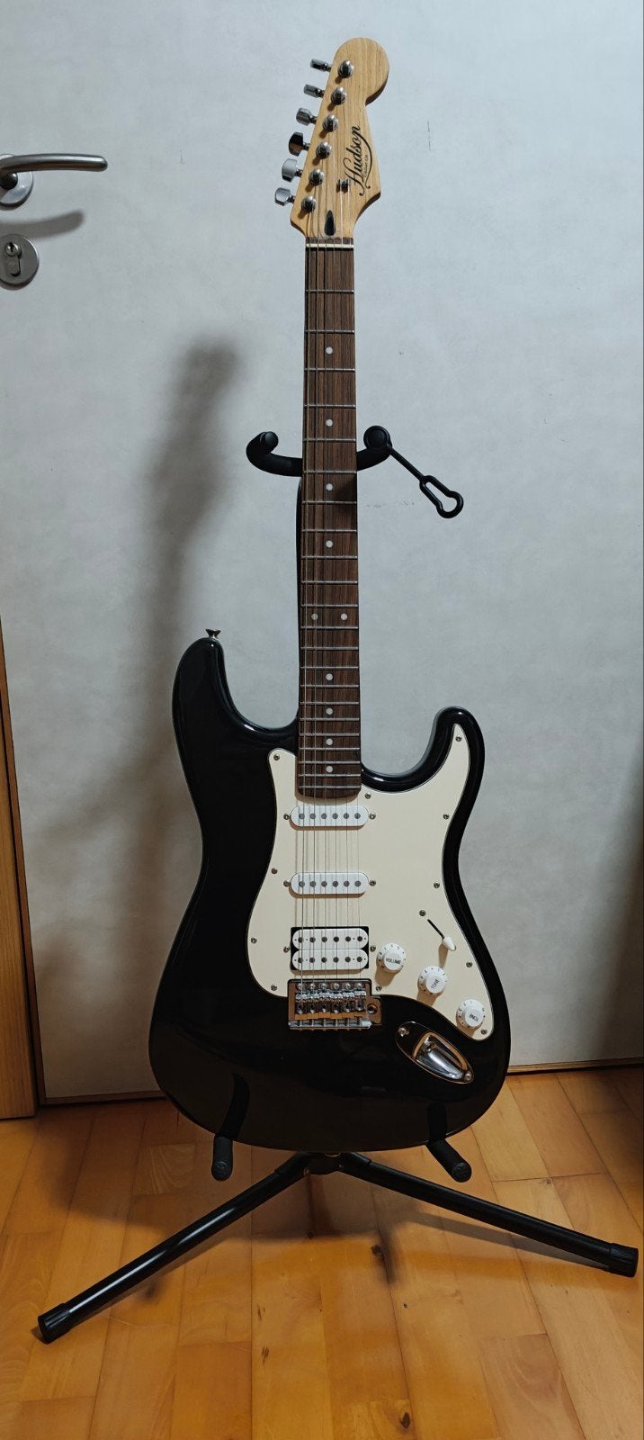 Elektrische gitaar Hudson (volledige kit), Muziek en Instrumenten, Snaarinstrumenten | Gitaren | Elektrisch, Ophalen, Gebruikt