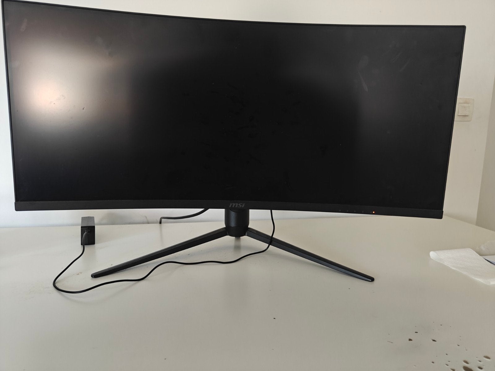 monitor msi  34 inch, Computers en Software, VA, Ophalen, Gaming, Gebruikt