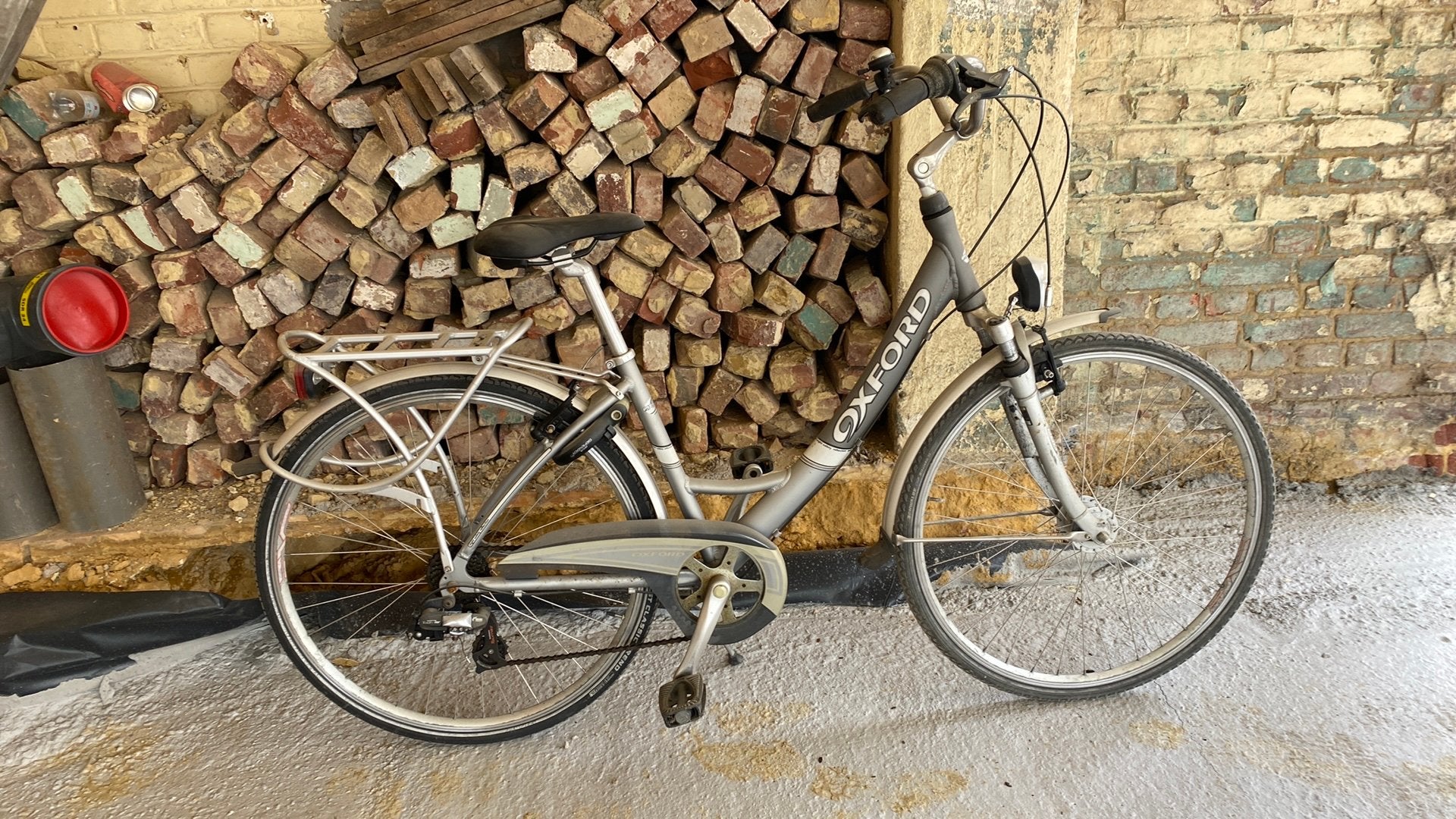 Oxford damesfiets, Ophalen, Gebruikt