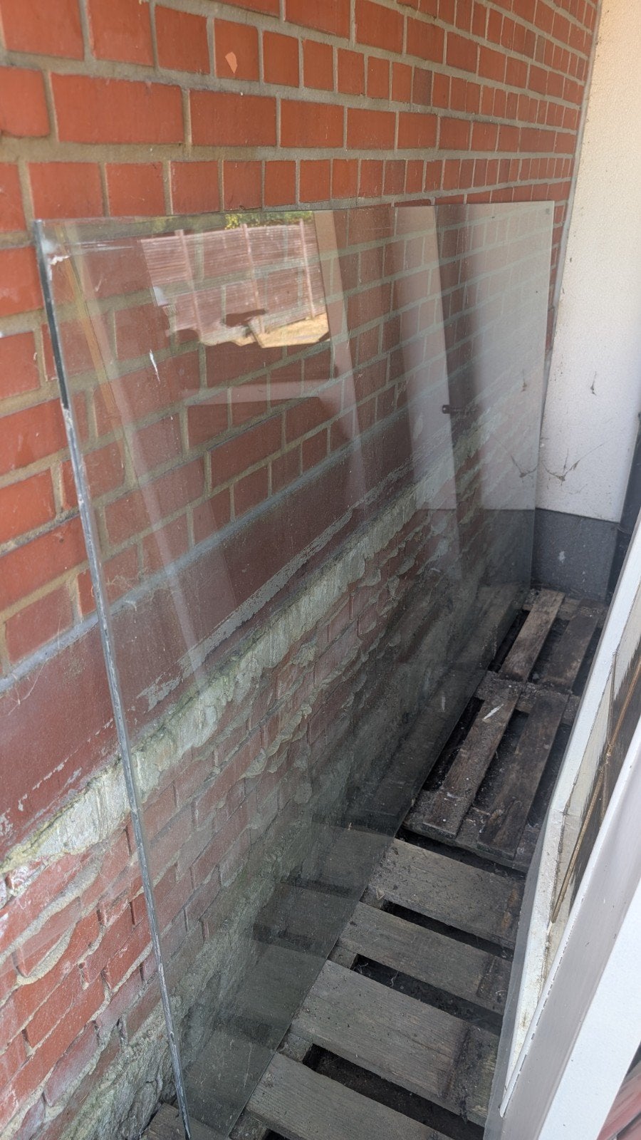 Fenêtre de douche de 200 cm sur 118 cm, Enlèvement