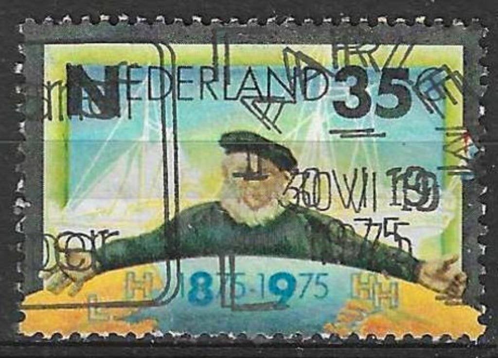 Pays-Bas 1975 - Yvert 1024 - Navigation en Zélande (ST), Envoi, Affranchi