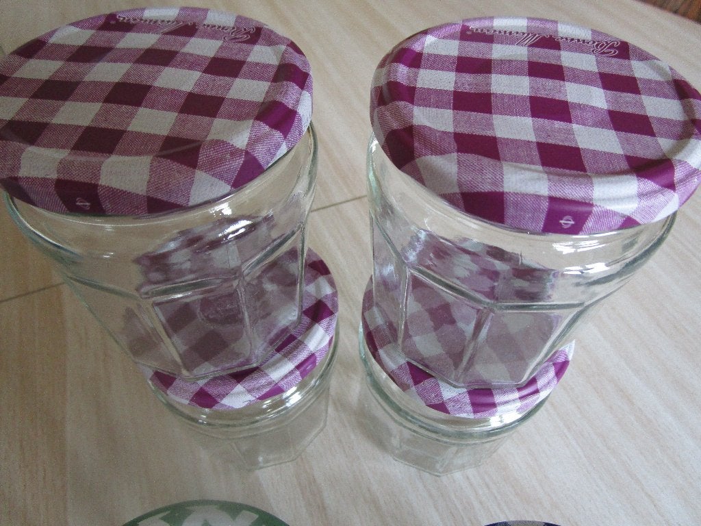 Pots à confiture Bonne Maman, Maison & Meubles, Verre, Autres marques, Pot de stockage, Violet