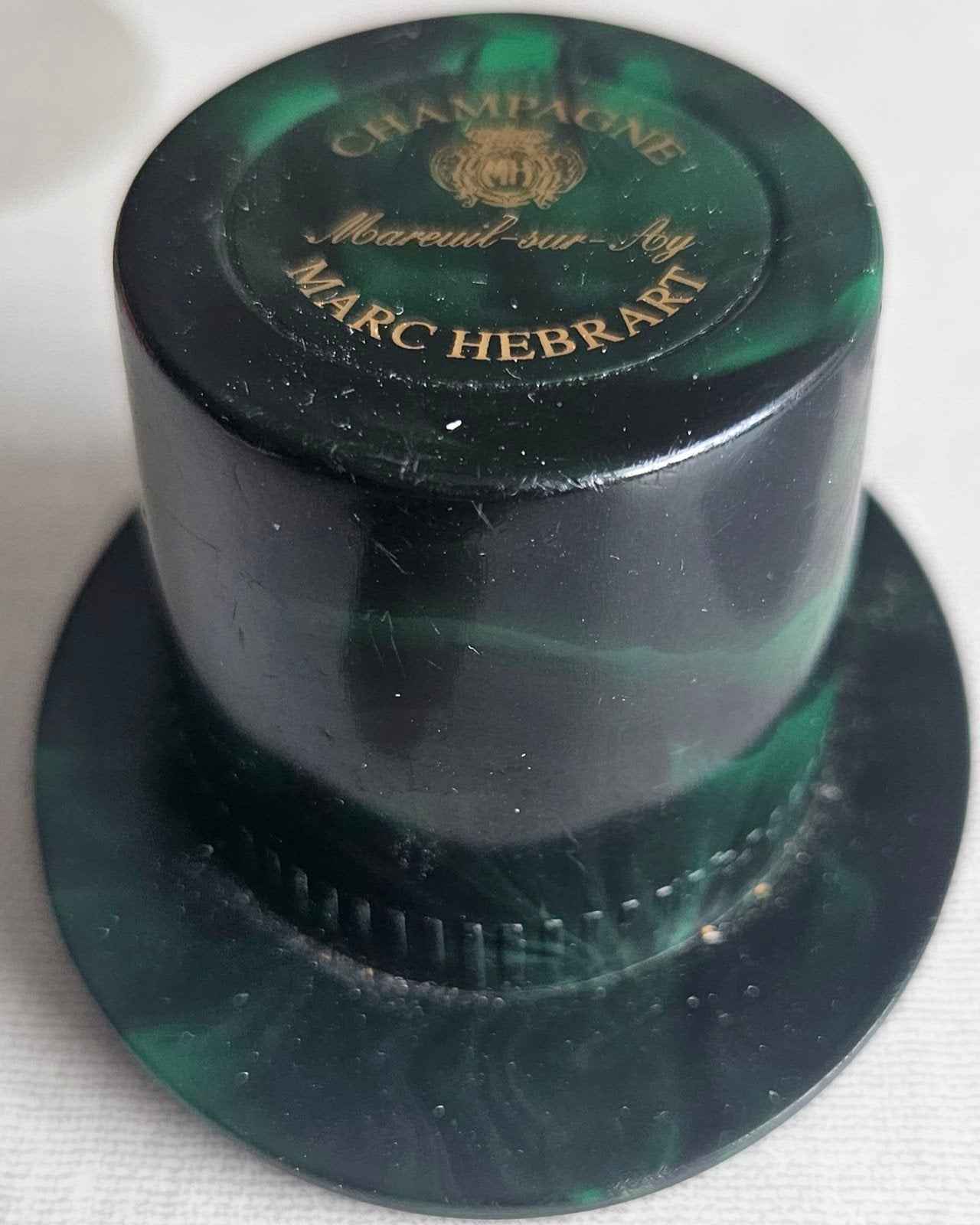 Champagnehuis Marc Hébrart vintage flesstopper, Ophalen of Verzenden