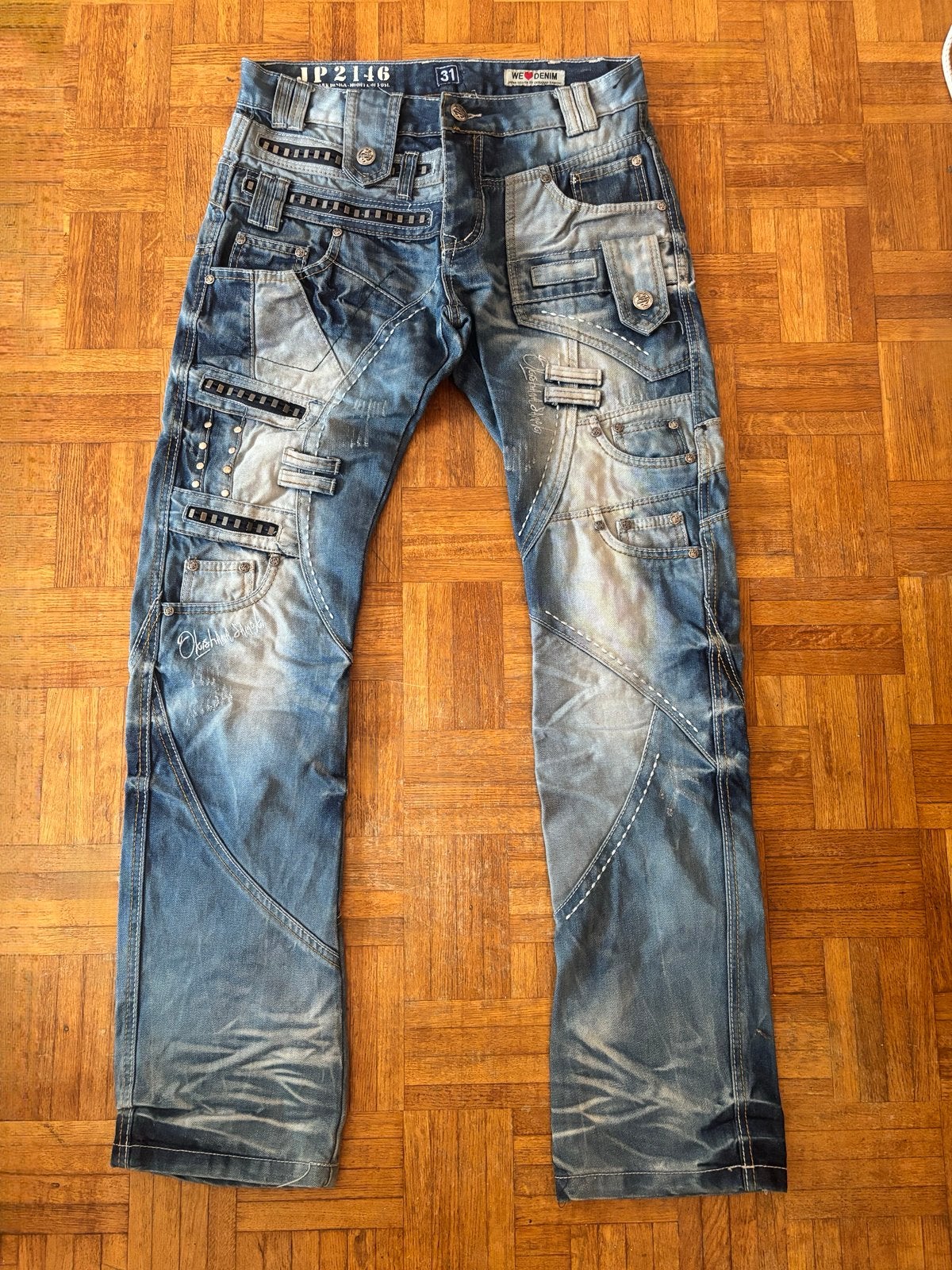 Japan stijl broek, Kleding | Heren, Spijkerbroeken en Jeans, Ophalen, Zo goed als nieuw