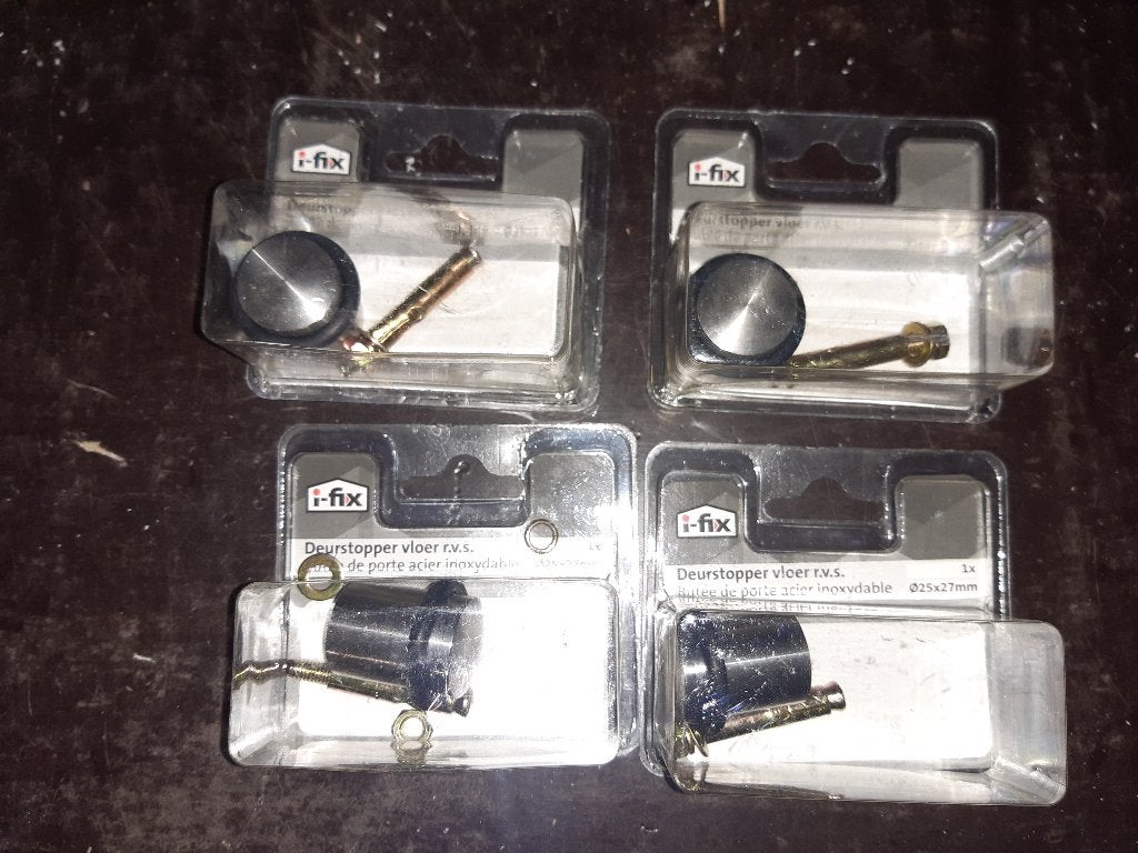 4 butée de porte en inox, Doe-het-zelf en Bouw, IJzerwaren en Bevestigingsmiddelen, Ophalen of Verzenden, Nieuw, Overige typen