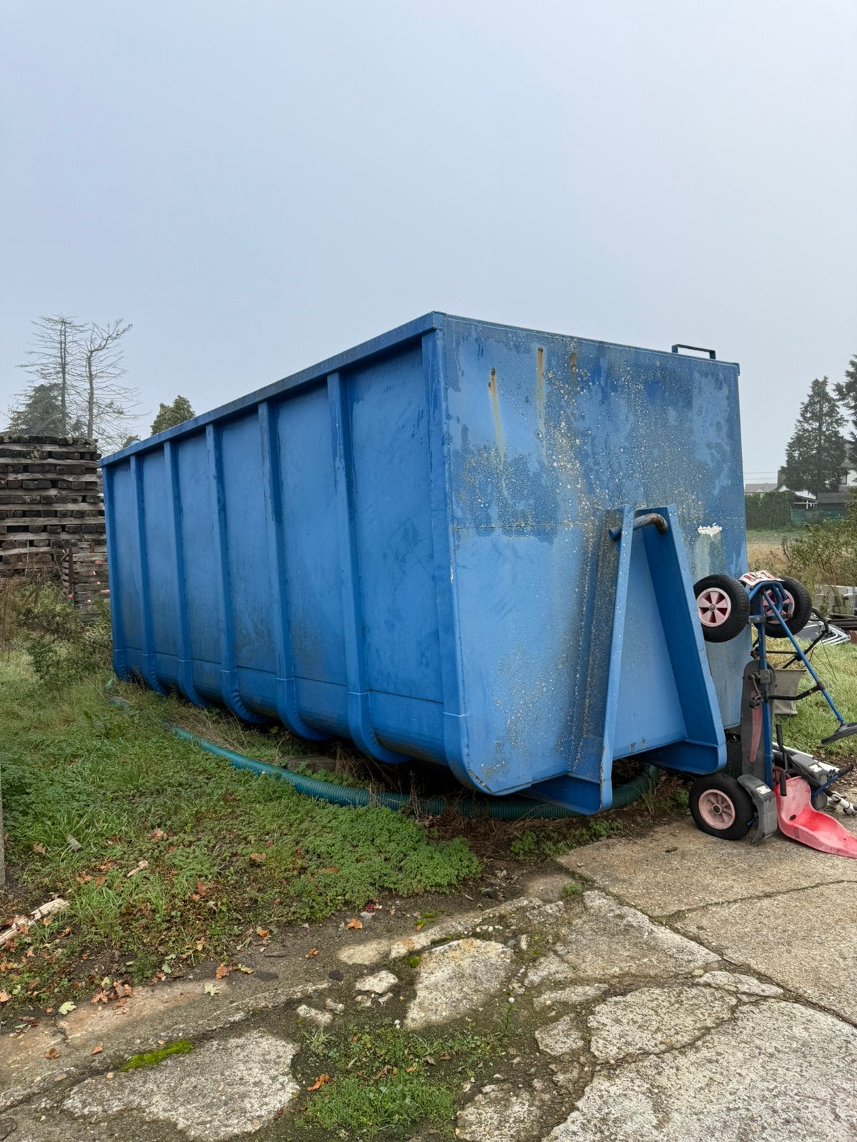 Mestcontainer, Doe-het-zelf en Bouw, Ophalen