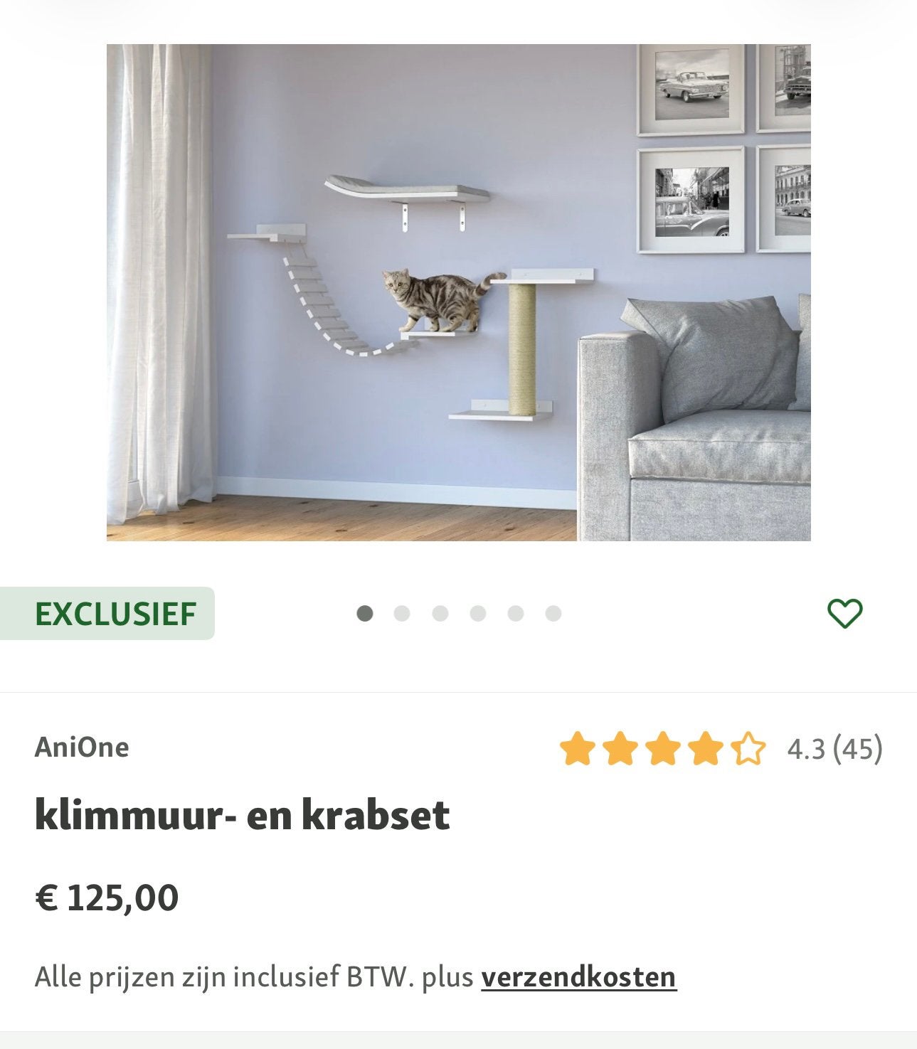 Klimmuur- en krabset NİEUW!, Ophalen, Nieuw
