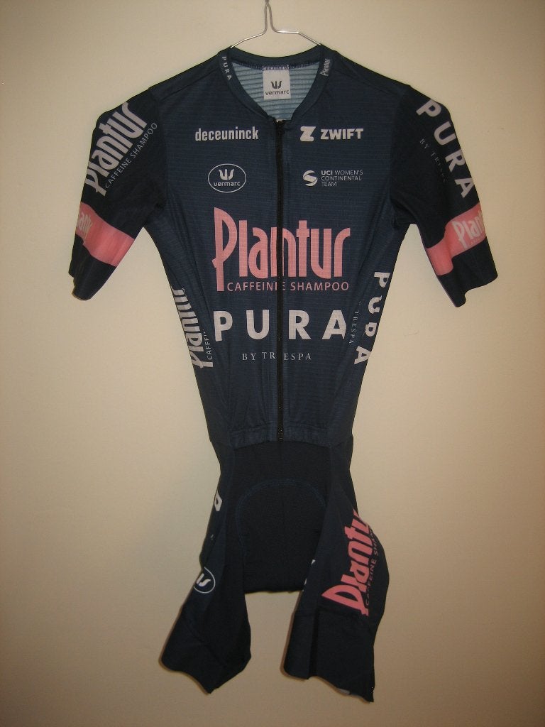 Plantur Pura wielerpak gedragen door KASTELIJN maat XXS, Fietsen en Brommers, XXS, Ophalen of Verzenden, Zo goed als nieuw, Dames