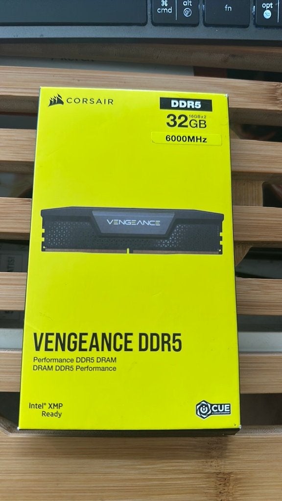 Corsair Vengeance 32GB DDR5-6000 CL38 (2x16GB), 32 GB, Enlèvement ou Envoi, Comme neuf, Desktop