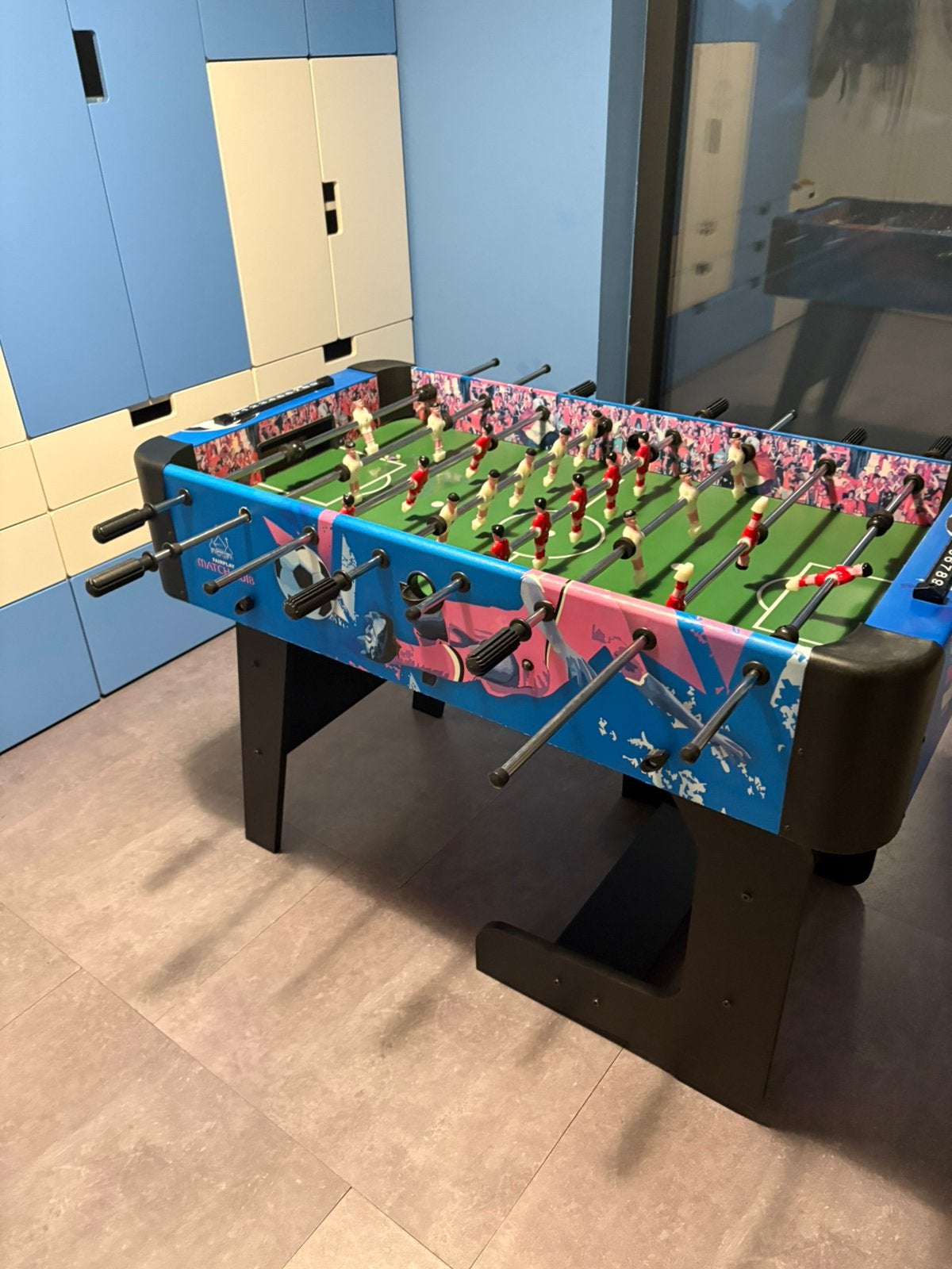 Tafelvoetbal / voetbaltafel in perfecte staat, Ophalen, Zo goed als nieuw