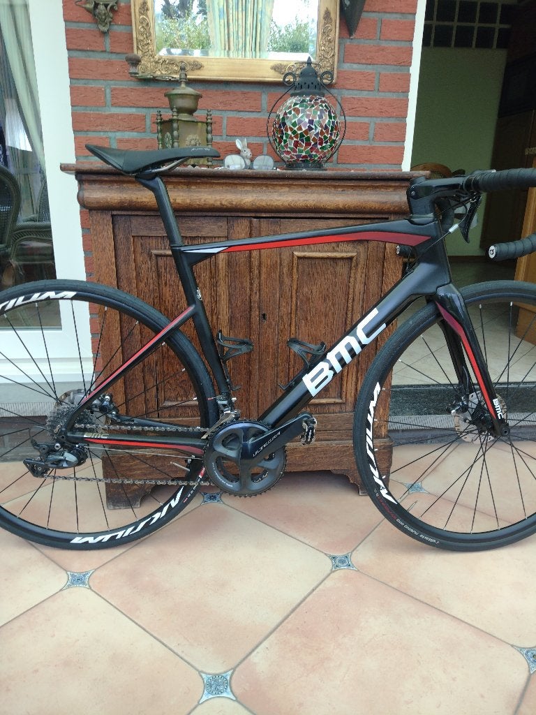 fiets bmc, Fietsen en Brommers, Versnellingen, Zo goed als nieuw, Schijfrem, 53 tot 57 cm