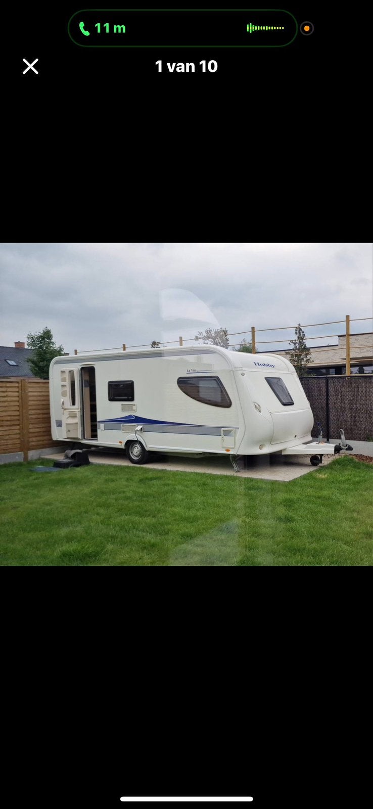 Hobby caravan La Vita, Caravans en Kamperen, Caravans, tot en met 6, 1500 - 2000 kg, Rondzit, Hobby, Frans bed, Stapelbed, 5 tot 6 meter