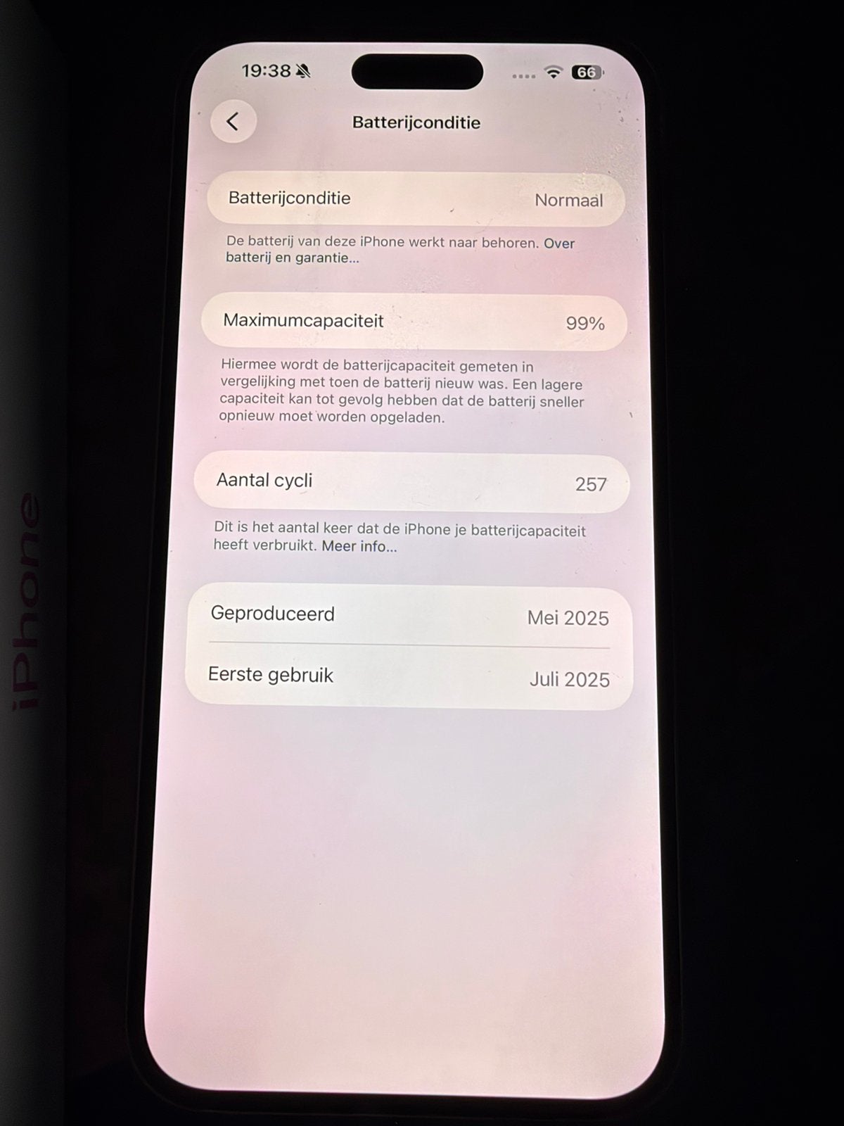 Iphone 16 plus 126GB-roze, 99 %, 128 GB, IPhone 16 Plus, Ophalen of Verzenden