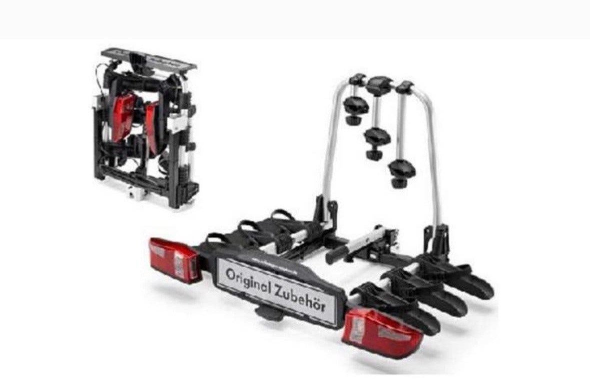 Porte-vélo VW NEUF Uebler pour 3 velos., Neuf, Support d'attelage, Pneus larges, 3 vélos ou plus