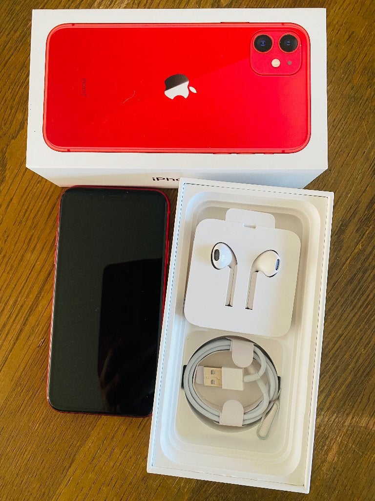 Iphone 11 rood 64 GB, Telecommunicatie, Mobiele telefoons | Apple iPhone, Ophalen, IPhone 11, 76 %, 64 GB