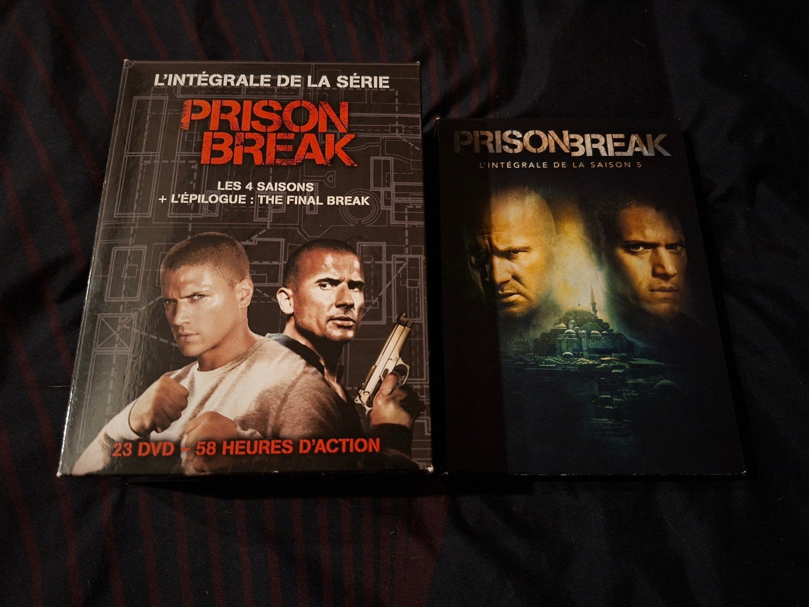 Te koop in integrale dvd-boxen uit de Prison Break-serie, Cd's en Dvd's, Inclusief doosje, Actie, Ophalen of Verzenden, Zo goed als nieuw