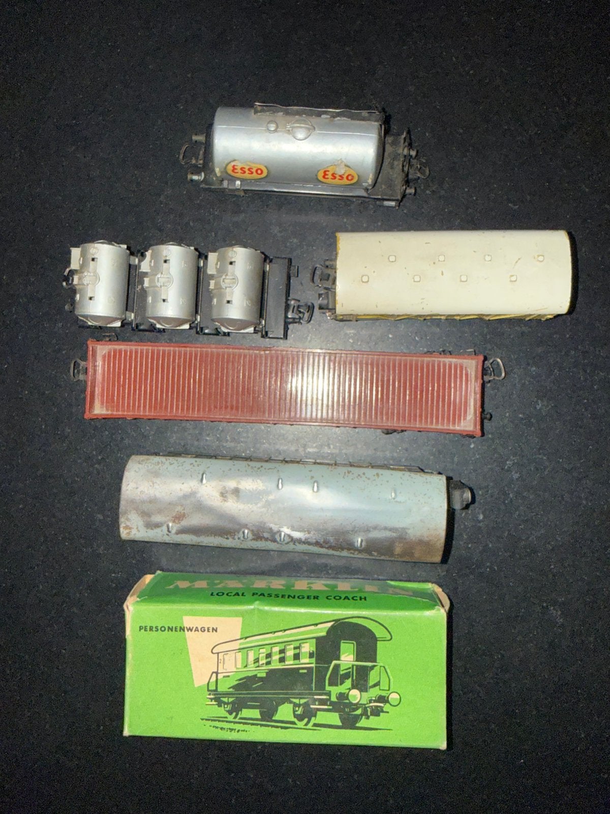 5 Märklin personen-goederenwagons, Hobby en Vrije tijd, Modeltreinen | H0, Ophalen of Verzenden, Gebruikt, Wagon, Märklin