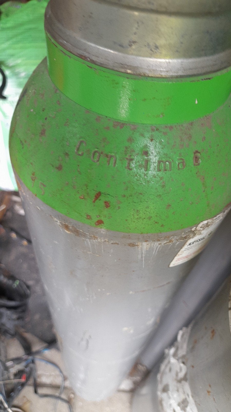 Lege fles  10 liter voor half automaat CONTIMAC, Ophalen
