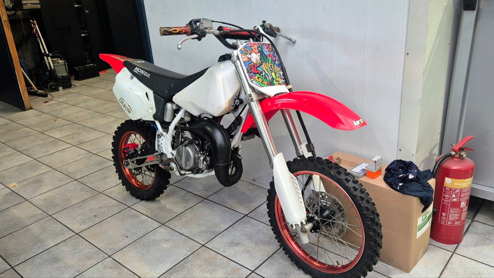 Honda CR85 85cc grote wielen, Fietsen en Brommers, Brommers | Crossbrommers, Ophalen, 85 cc, Honda