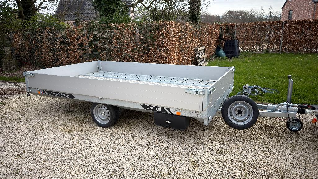 Remorque porte-voiture Vérène, Autos : Divers, Remorques, Enlèvement, Comme neuf