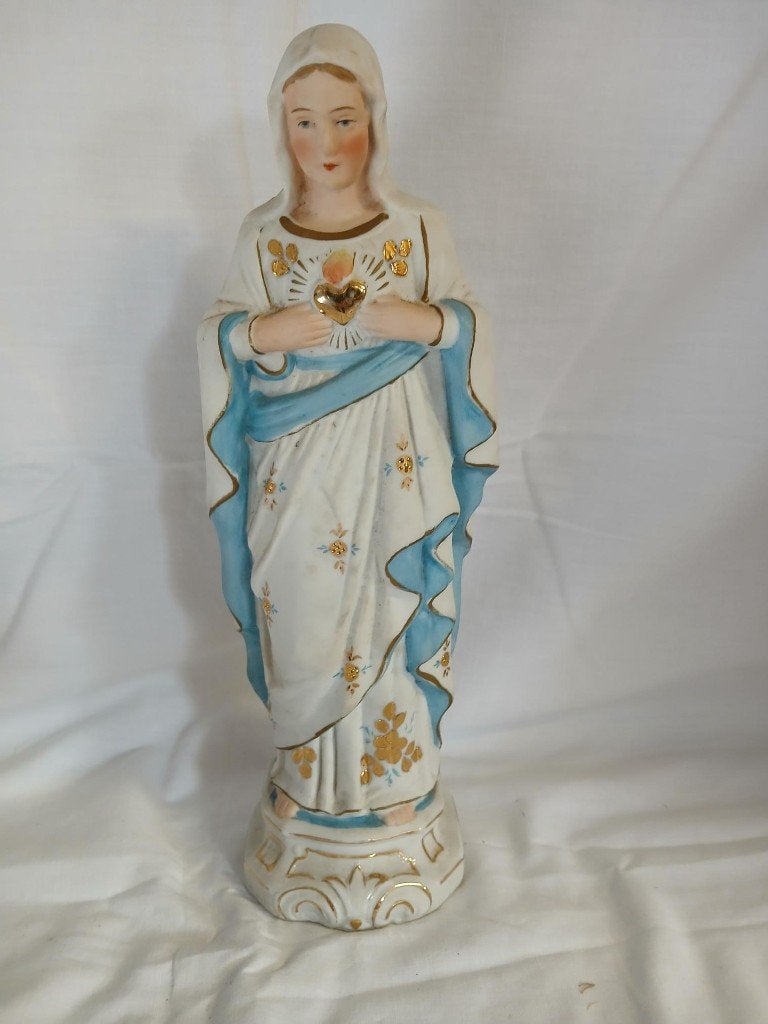 Oud Mariabeeld (heilig hart), Antiek en Kunst, Ophalen of Verzenden