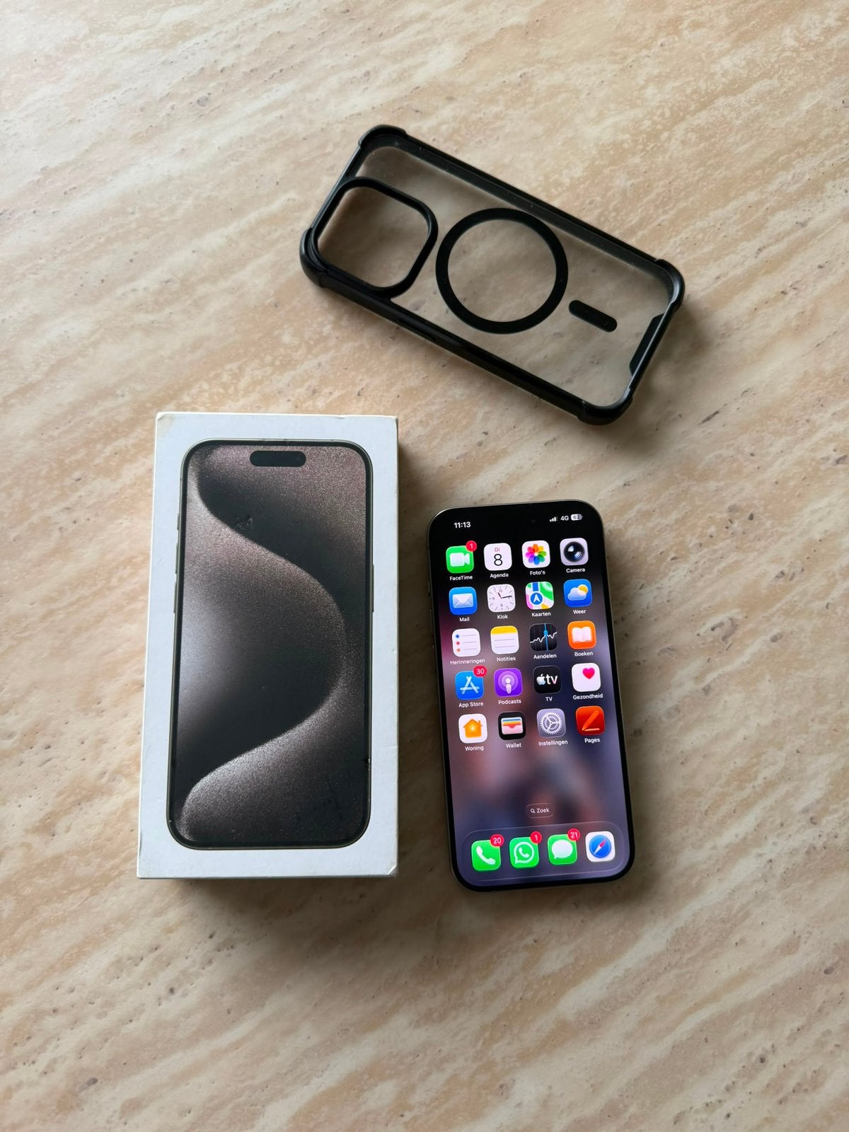 Iphone 15 pro, Télécoms, Enlèvement, Comme neuf, 85 %, IPhone 15