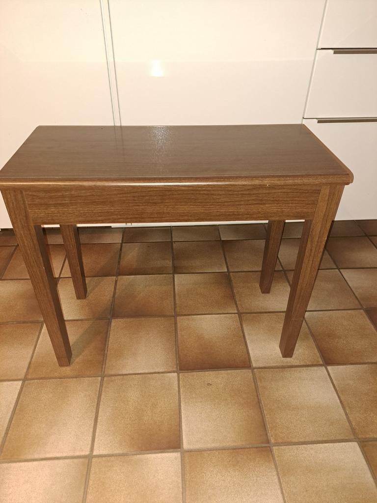 Orgel of pianobankje van hout bruin in nieuwstaat, Ophalen
