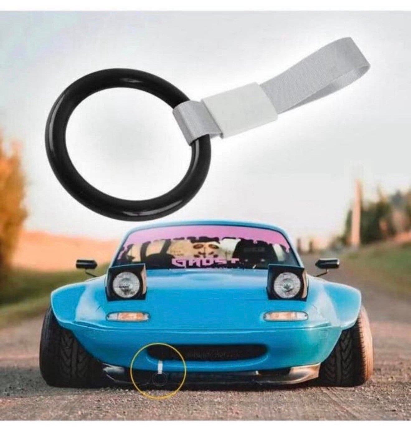 Auto Tuning JDM Ronde Ring Auto Metro Trein Sleepoog towhook, Ophalen of Verzenden
