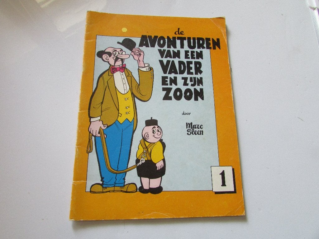 De Avonturen van een Vader en Zijn Zoon, 1, Gelezen, Marc Sleen, Eén stripboek, Ophalen of Verzenden