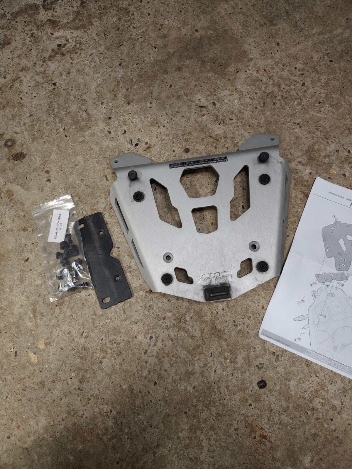 Givi BMW R1200 GS metalen topkoffersteun, Ophalen of Verzenden, Gebruikt