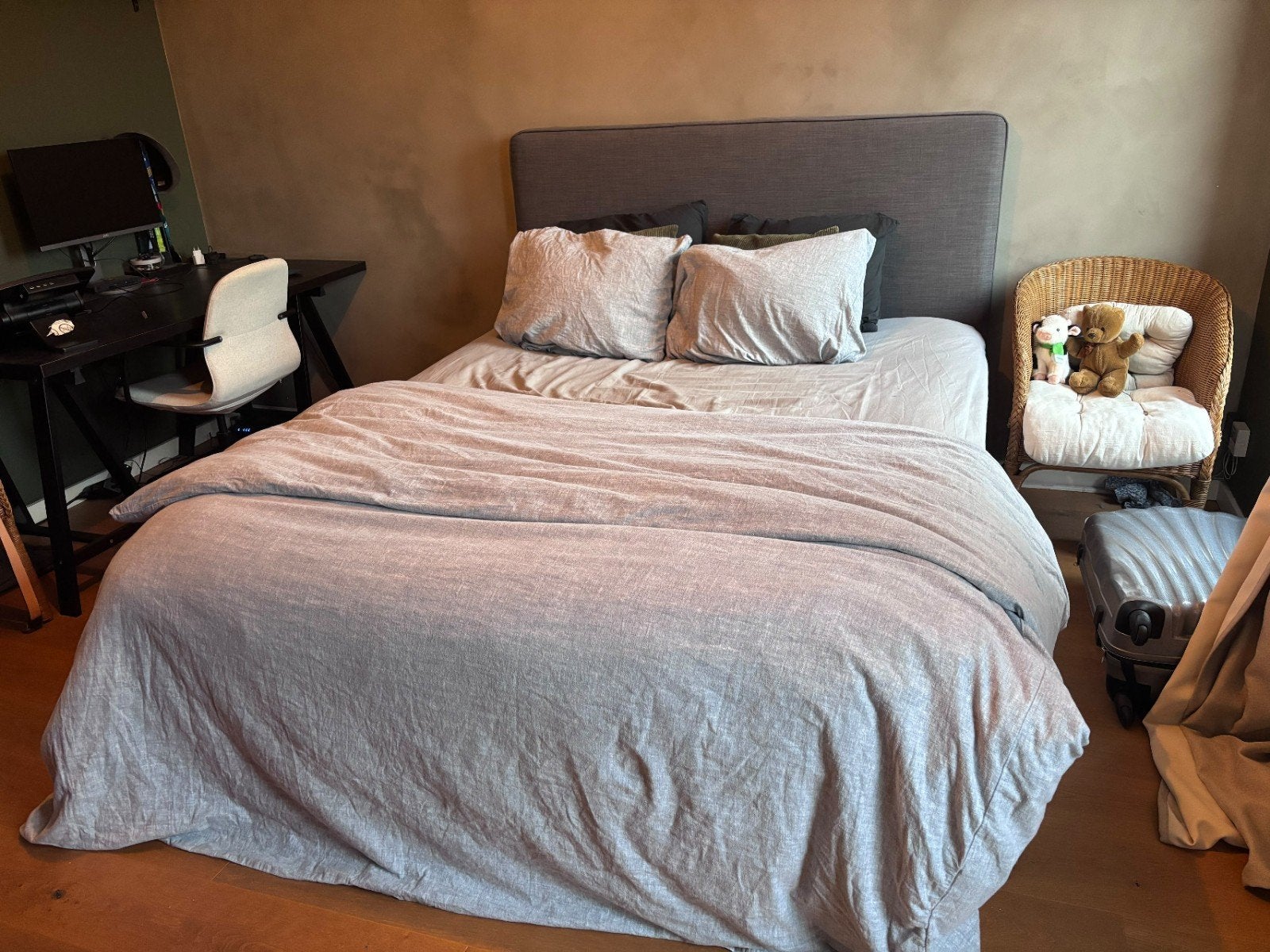 Boxspring, Ophalen, Gebruikt, Tweepersoons, 200 cm
