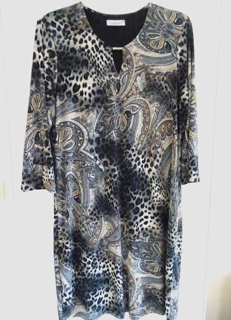 Robe Batida, beau motif. T6 (taille 46), Vêtements | Femmes, Taille 46/48 (XL) ou plus grande, Enlèvement ou Envoi, Autres couleurs