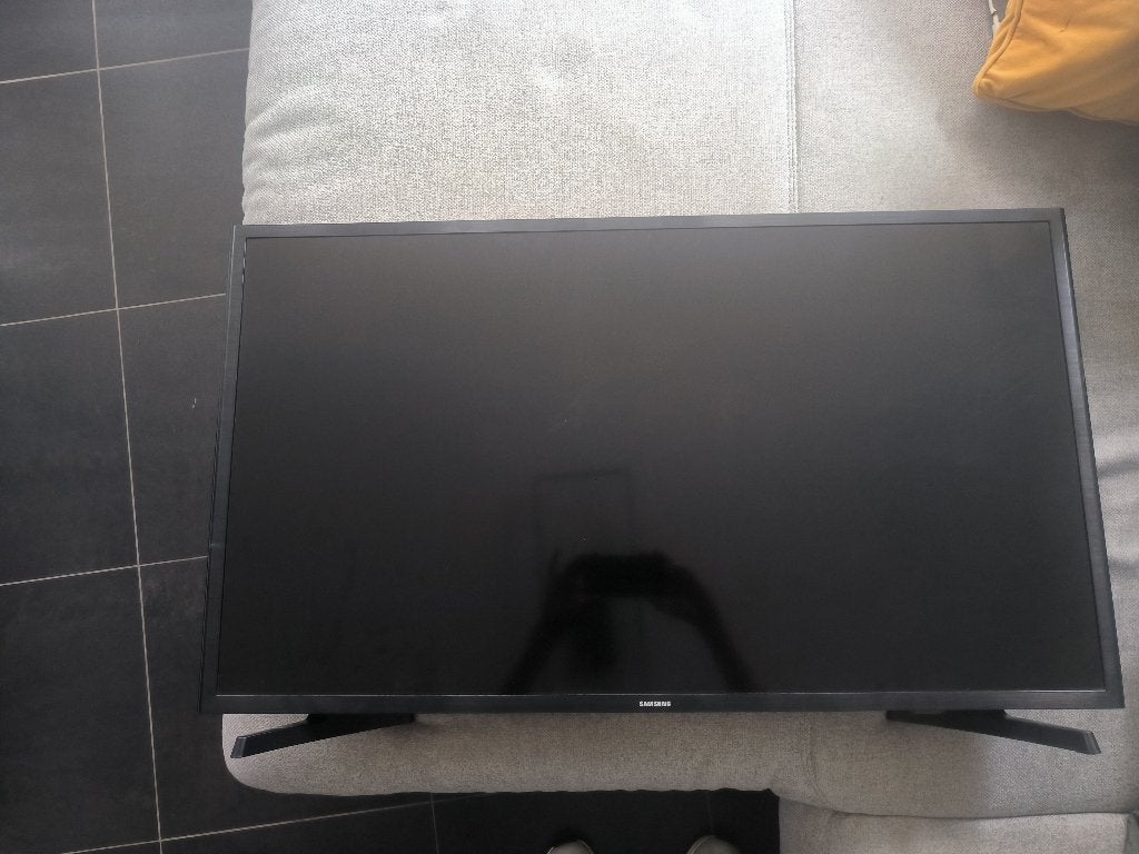 Samsung tv 40" met Chromecast en muurbeugel, Comme neuf, Enlèvement, Smart TV, Full HD (1080p)