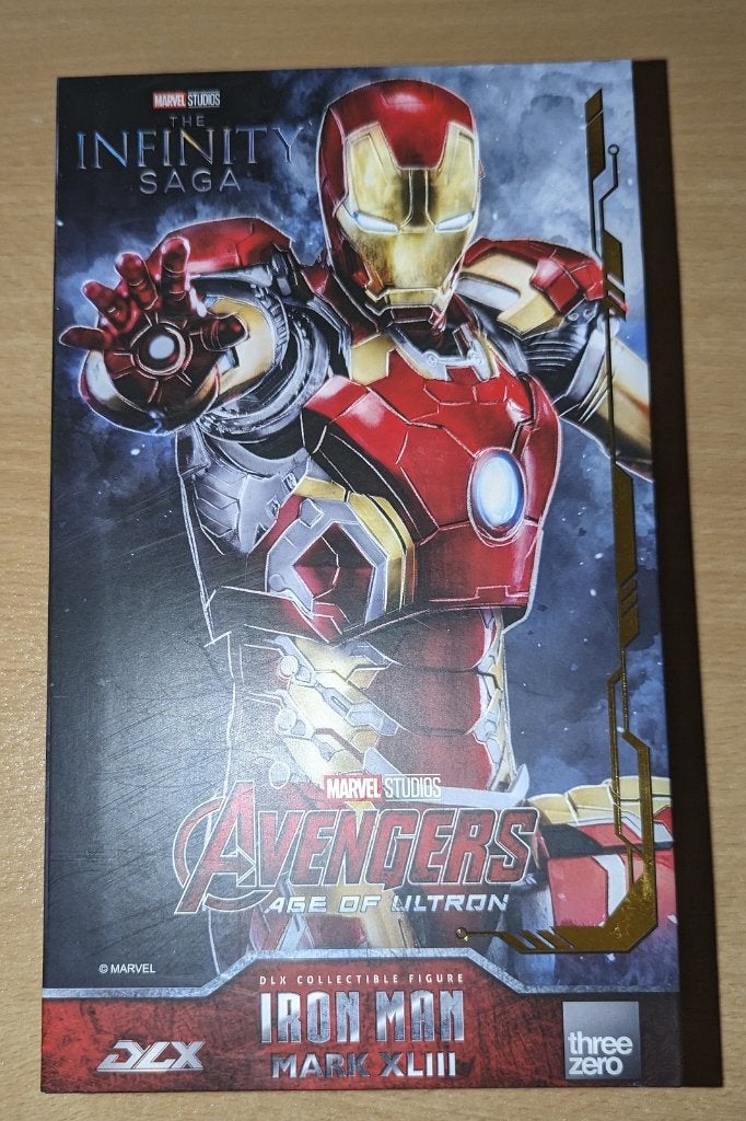 threezero DLX Iron Man Mark XLIII / 43 Marvel Avengers, Envoi, Comme neuf