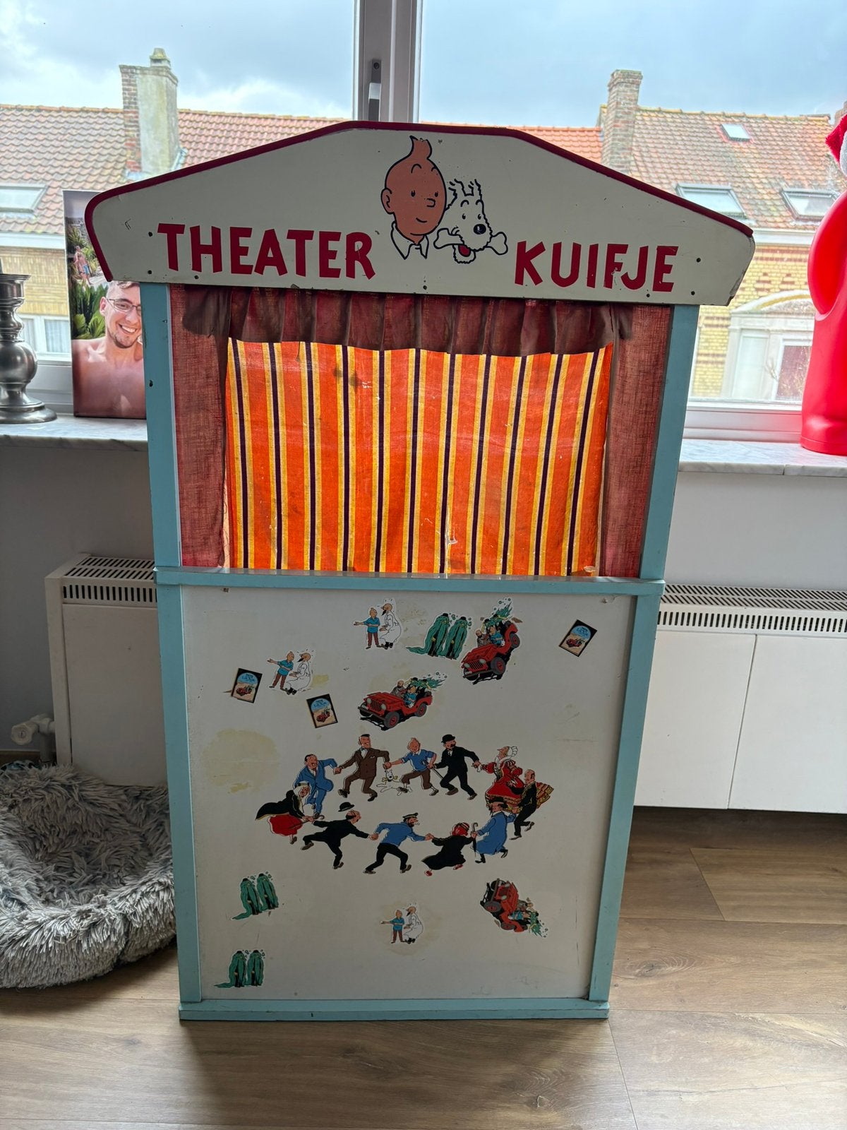Kuifje poppenkast, Verzamelen, Stripfiguren, Ophalen of Verzenden, Kuifje, Gebruikt, Overige typen