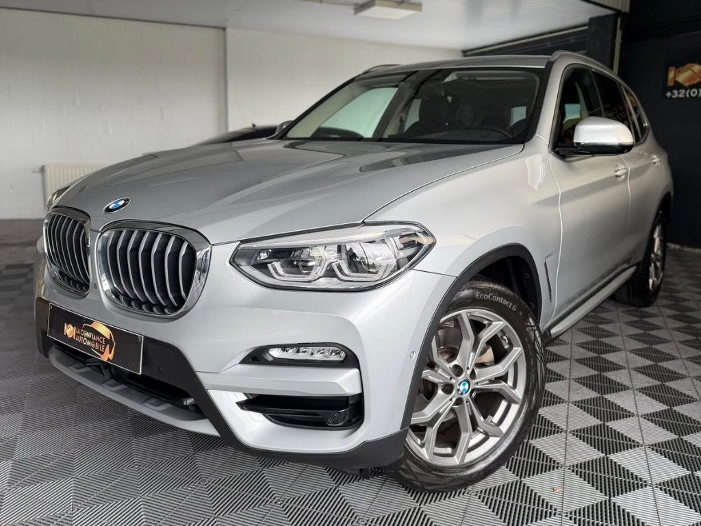 BMW X3 2.0dA xDrive 1er Propriétaire Garantie 12 mois, Cuir, Argent ou Gris, Achat, Euro 6