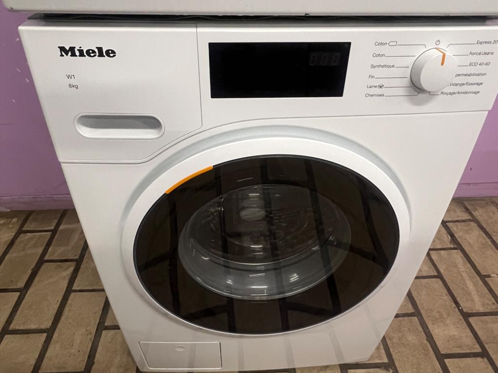 Sous garantie 12 mois - Miele 8kg.-Lave linge W1"Hydrogliss", Electroménager, 1200 à 1600 tours, Programme lavage à la main, Comme neuf