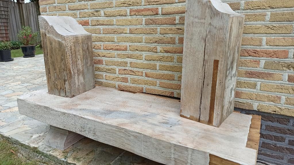 massief eiken balk, Ophalen, Gebruikt, Eiken, Balk