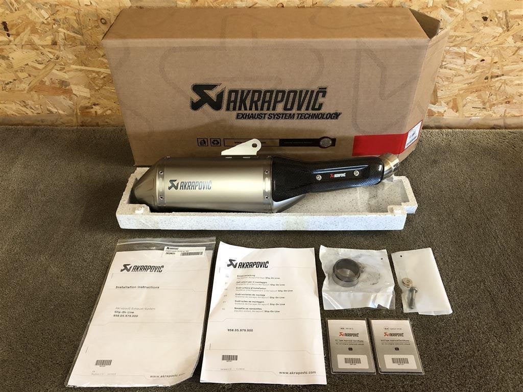 Akrapovic uitlaat demper KTM 250 Adventure 390 Adventure, Motoren, Verzenden, Nieuw
