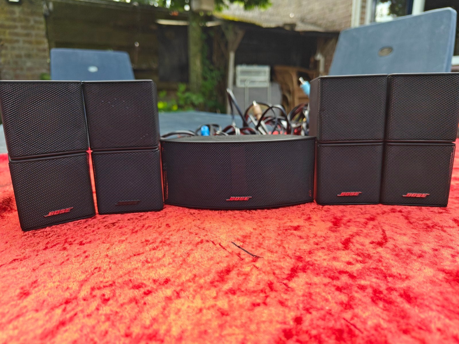 Lot de 5 haut-parleurs Bose Jewel avec câbles, Enlèvement ou Envoi