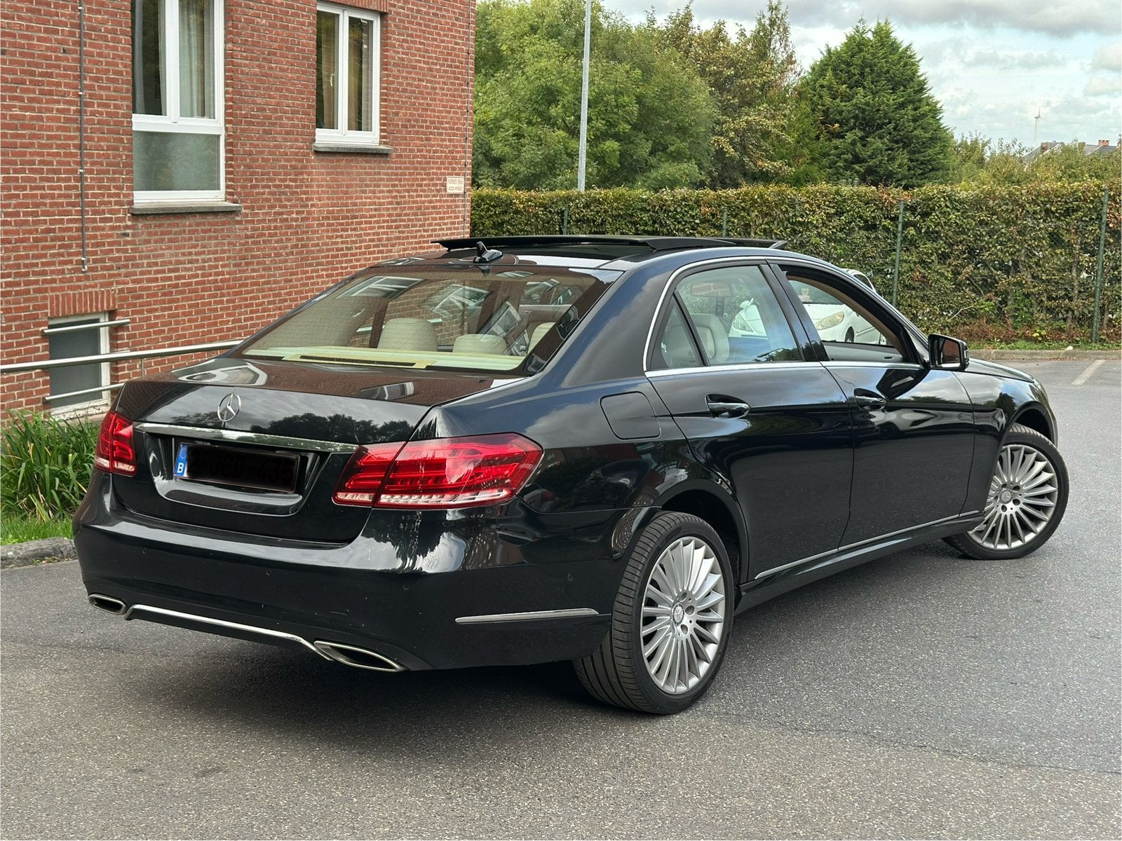 Mercedes e-klasse 200d euro 6b panoramadak/automaat, Automaat, Beige, Leder, Diesel