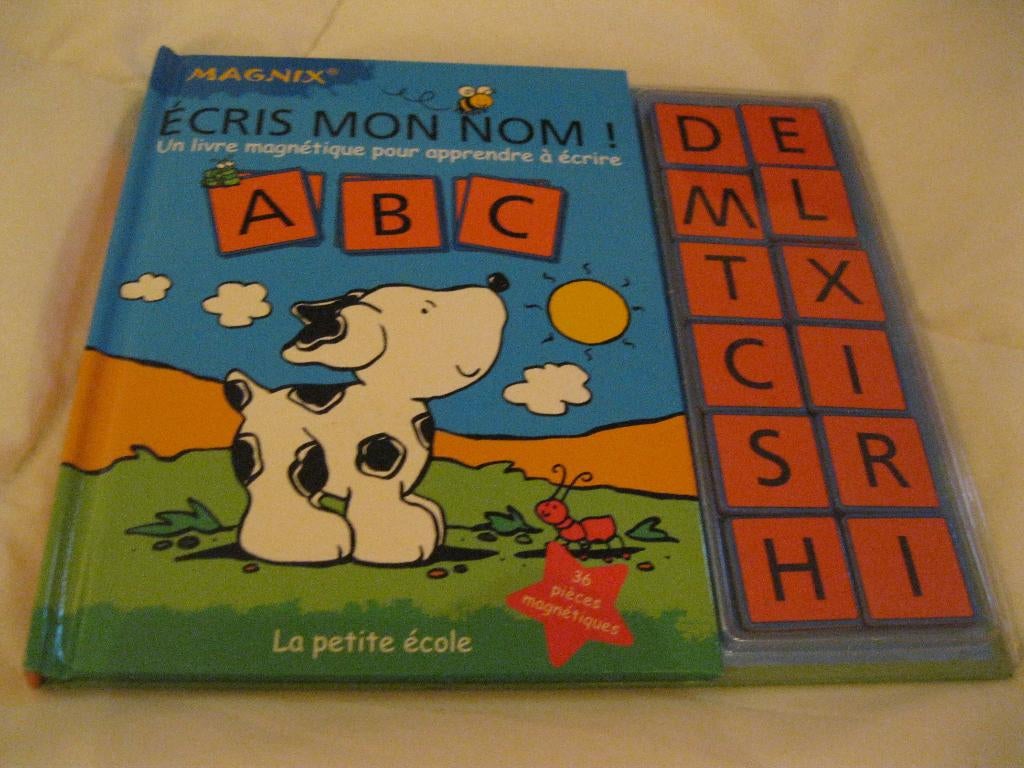 Nieuw boek Write my name + 36 magnetische stukken, Ophalen of Verzenden, Nieuw