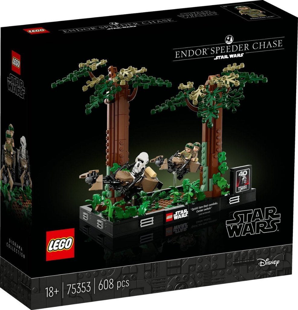 LEGO NIEUW SEALED 75353 Endor Speeder Chase Diorama, Kinderen en Baby's, Speelgoed | Duplo en Lego, Star Wars, Nieuw, Ophalen of Verzenden