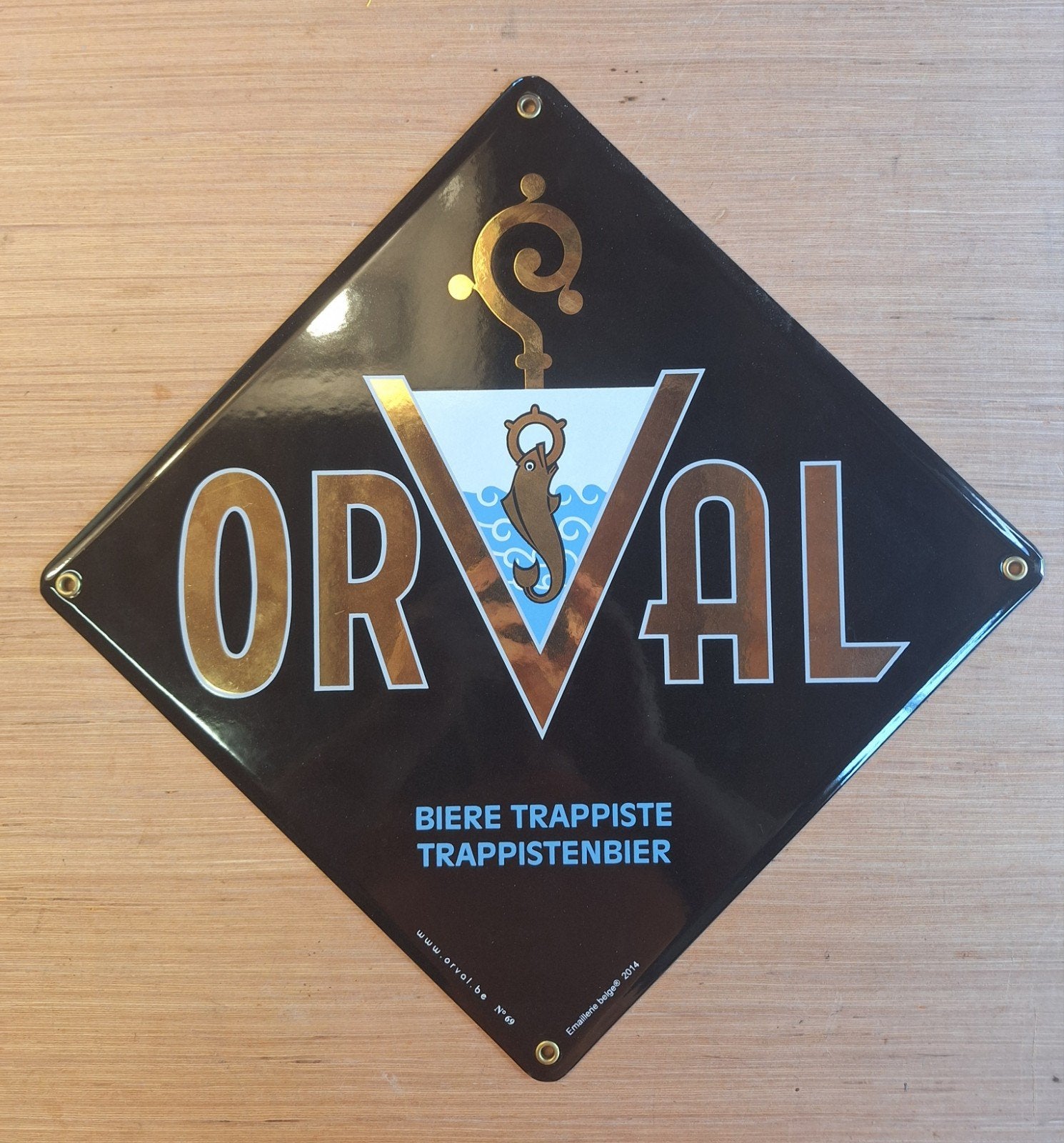 2014 Orval emaille ruit, Collections, Enlèvement