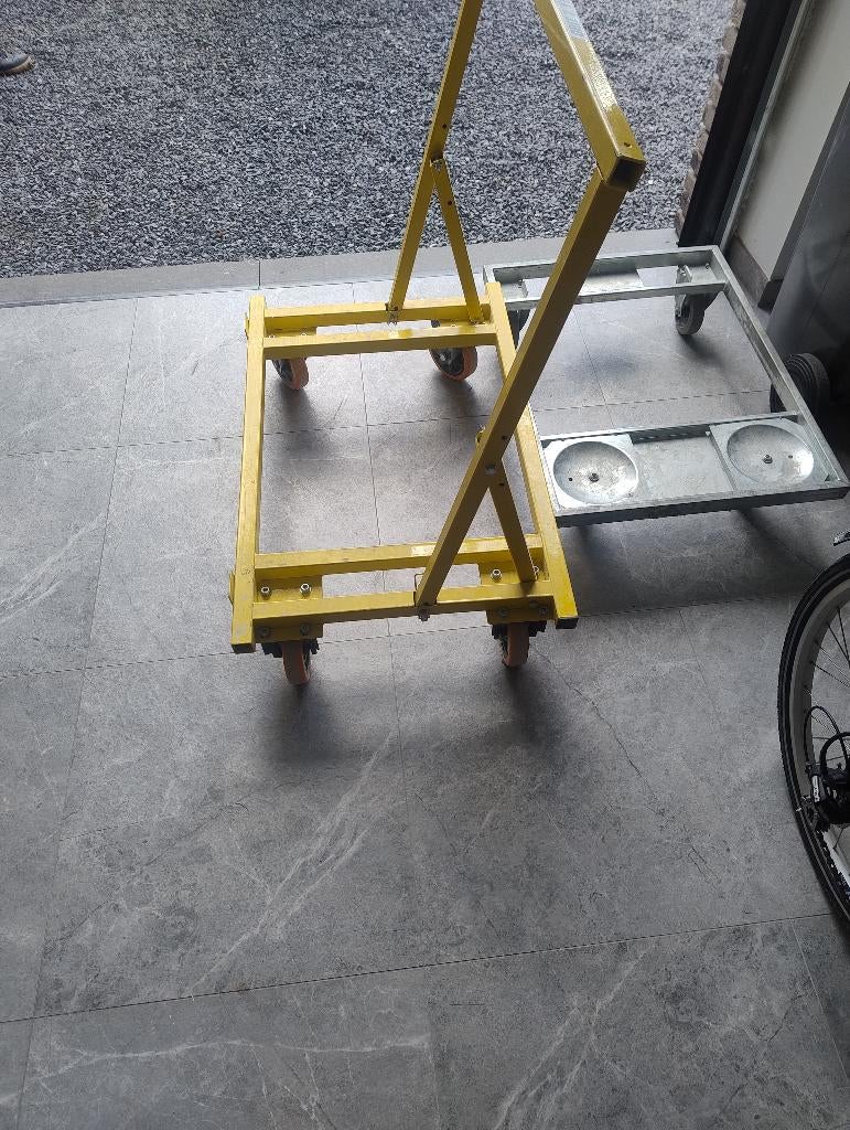 2 transportkarren, Doe-het-zelf en Bouw, Ophalen, Gebruikt